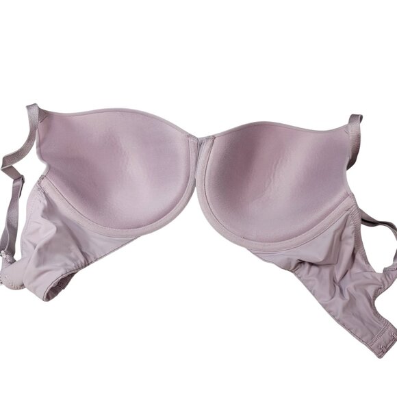 Victoria's Secret Seamless T Shirt Bra Purple 32DDD Underwire Lightly Lined Demi - Picture 6 of 12